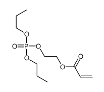 2-dipropoxyphosphoryloxyethyl prop-2-enoate Structure