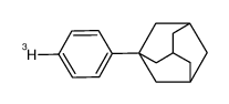 1-([4-3H]phenyl)adamantane结构式