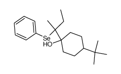 4-(tert-butyl)-1-(2-(phenylselanyl)butan-2-yl)cyclohexan-1-ol结构式