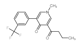 3-butanoyl-1-methyl-5-[3-(trifluoromethyl)phenyl]pyridin-4-one picture