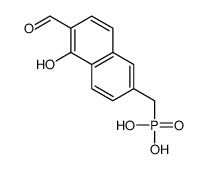 (6-formyl-5-hydroxynaphthalen-2-yl)methylphosphonic acid Structure