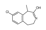 8-CHLORO-1-METHYL-4,5-DIHYDRO-1H-BENZO[D]AZEPIN-2(3H)-ONE结构式