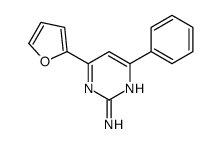 4-(furan-2-yl)-6-phenylpyrimidin-2-amine Structure