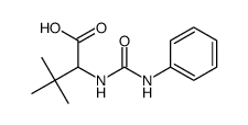 N-phenylcarbamoyl-tert-leucine Structure