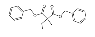 dibenzyl iodomethyl(methyl)malonate结构式