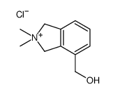 (2,2-dimethyl-1,3-dihydroisoindol-2-ium-4-yl)methanol,chloride结构式