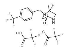 2-(4-TRIFLUOROMETHYLBENZYL)-2,5-DIAZA-BICYCLO[2,2,1]HEPTANE结构式