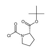 N-chlorocarbonyl-(L)-proline t-butyl ester结构式