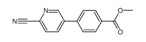 methyl 4-(6-cyanopyridin-3-yl)benzoate Structure