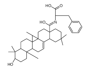 N-[(3beta)-3-Hydroxy-28-oxoolean-12-en-28-yl]-L-phenylalanine Structure