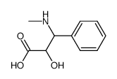 2-hydroxy-3-methylamino-3-phenyl-propionic acid结构式