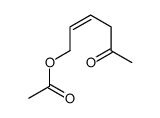 5-oxohex-2-enyl acetate结构式