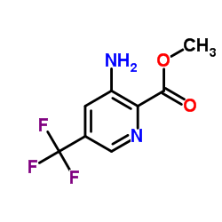 Methyl 3-amino-5-(trifluoromethyl)pyridine-2-carboxylate structure
