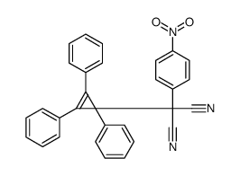 2-(4-nitrophenyl)-2-(1,2,3-triphenylcycloprop-2-en-1-yl)propanedinitrile结构式