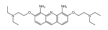 3,6-bis[2-(diethylamino)ethoxy]acridine-4,5-diamine结构式