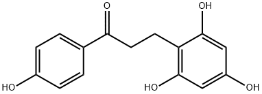 1-Propanone, 1-(4-hydroxyphenyl)-3-(2,4,6-trihydroxyphenyl)- Structure