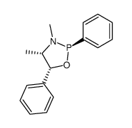(2R,4S,5R)-2,3,4,5-tetrahydro-3,4-dimethyl-2,5-diphenyl-1,3,2-oxazaphosphole Structure