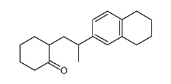 2-[2-(5,6,7,8-tetrahydro-[2]naphthyl)-propyl]-cyclohexanone Structure