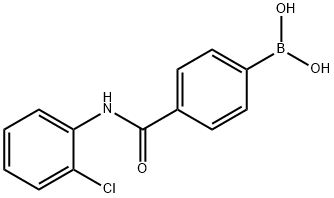 (4-((2-Chlorophenyl)carbamoyl)phenyl)boronic acid Structure