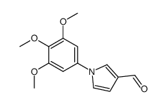 1-(3,4,5-trimethoxyphenyl)pyrrole-3-carbaldehyde结构式