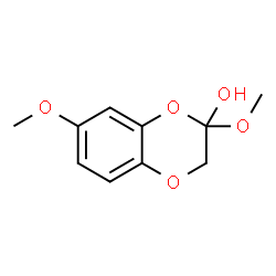 1,4-Benzodioxin-2-ol,2,3-dihydro-2,7-dimethoxy-结构式