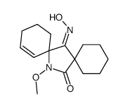 14-Methoxy-14-aza-dispiro[5.1.5.2]pentadec-9-ene-7,15-dione 7-oxime Structure