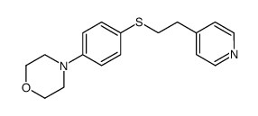 4-[4-(2-(pyridin-4-yl)ethylsulfanyl)phenyl]morpholine Structure