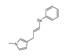 1-Methyl-3-((E)-3-phenylselanyl-allyl)-1H-pyrrole Structure
