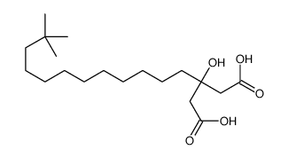 3-(11,11-dimethyldodecyl)-3-hydroxypentanedioic acid Structure