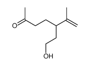 5-(2-hydroxyethyl)-6-methylhept-6-en-2-one Structure
