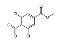 METHYL 3,5-DICHLORO-4-NITROBENZOATE structure