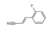 2-Propenenitrile,3-(2-fluorophenyl)-,(2E)-(9CI)结构式