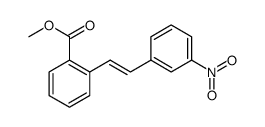 Benzoic acid, 2-[2-(3-nitrophenyl)ethenyl]-, methyl ester结构式