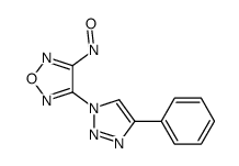 3-nitroso-4-(4-phenyltriazol-1-yl)-1,2,5-oxadiazole Structure