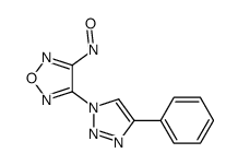 3-nitroso-4-(4-phenyltriazol-1-yl)-1,2,5-oxadiazole结构式