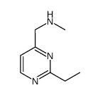 (2-Ethyl-pyrimidin-4-ylmethyl)-methyl-amine Structure