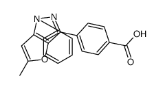 4-(5-methyl-1-phenylfuro[3,2-c]pyrazol-3-yl)benzoic acid Structure