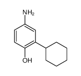 4-氨基-2-环己基苯酚结构式