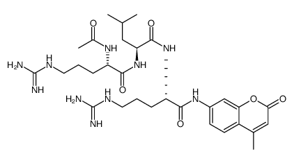 Ac-Arg-Leu-Arg-MCA Structure