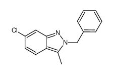 2-benzyl-6-chloro-3-methyl-2H-indazole Structure