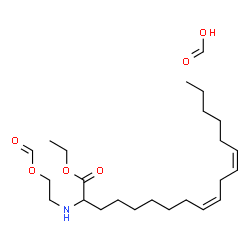 2-[[2-(formyloxy)ethyl]amino]ethyl (9Z,12Z)-octadeca-9,12-dienoate, formate Structure