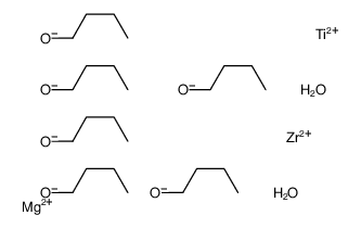 magnesium tributoxyoxotitanate(1-) tributoxyoxozirconate(1-) Structure