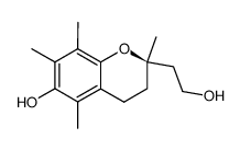 (R)-2-(3,4-dihydro-6-hydroxy-2,5,7,8-tetramethyl-2H-1-benzopyran-2-yl)ethanol结构式
