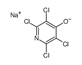 sodium,2,3,5,6-tetrachloropyridin-4-olate Structure