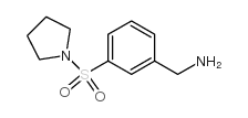 3-(吡咯烷基磺酰基)苄胺结构式