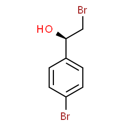 (R)-2-bromo-1-(4-bromophenyl)ethanol structure