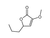 4-methoxy-2-propyl-2H-furan-5-one结构式