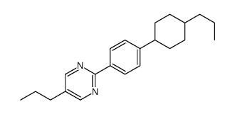 5-propyl-2-[4-(4-propylcyclohexyl)phenyl]pyrimidine Structure