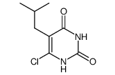 6-chloro-5-isobutyluracil Structure