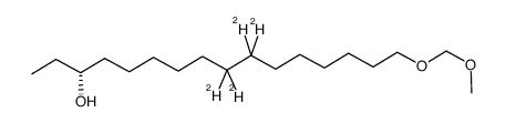(R)-[9,9,10,10-2H4]-17,19-dioxaicosan-3-ol Structure